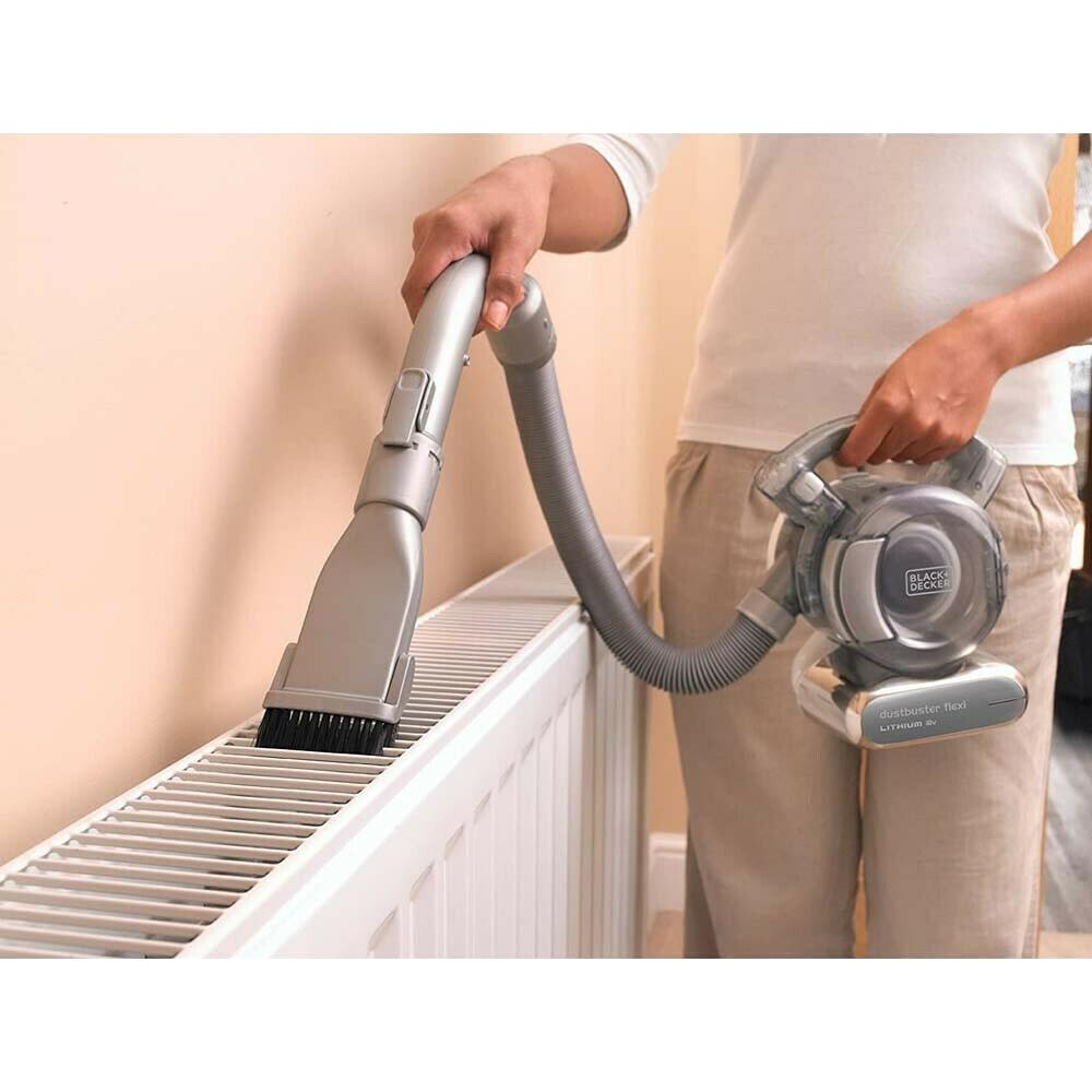 Black & Decker Dustbuster Flexi PD1820L Επαναφορτιζόμενο Σκουπάκι Χειρός 18V Ασημί