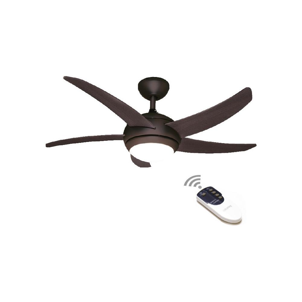 Gruppe L44001 Ανεμιστήρας Οροφής 112cm με Φως και Τηλεχειριστήριο Wood