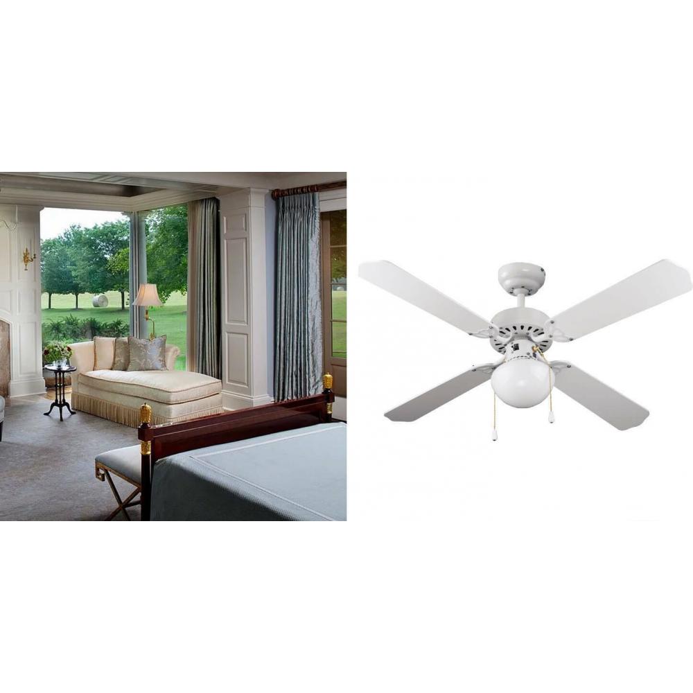 Gruppe PF42-XY-1L Ανεμιστήρας Οροφής 107cm με Φως Λευκός