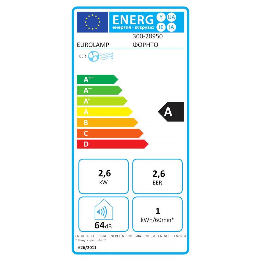 Eurolamp 300-28950 Φορητό Κλιματιστικό 9000 BTU μόνο Ψύξης