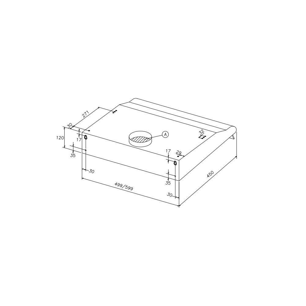 Morris MHC-60027 Ελεύθερος Απορροφητήρας 60cm Inox