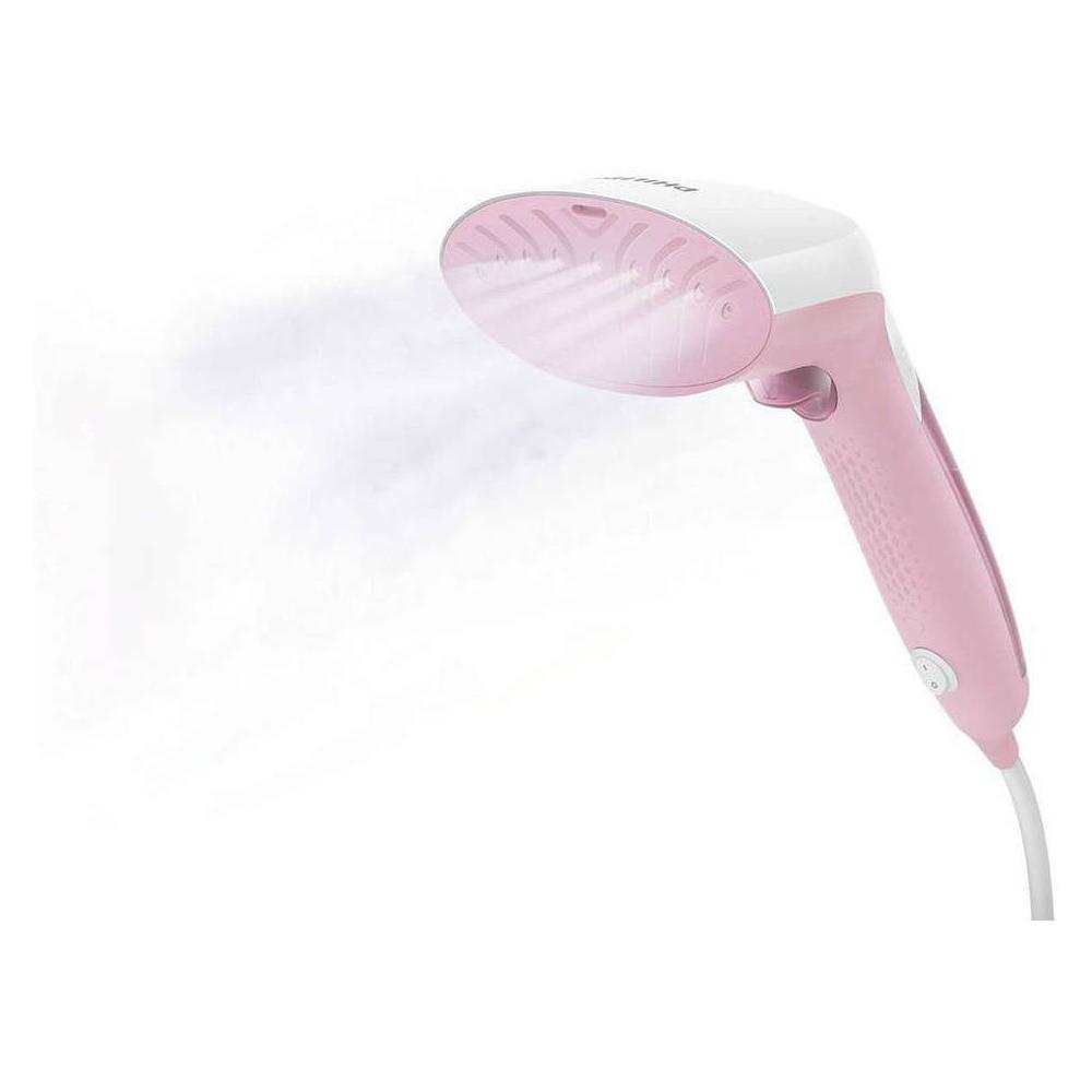 Philips GC299/40 Ατμοκαθαριστής Ρούχων Χειρός 1000W με Δοχείο 60ml Ροζ