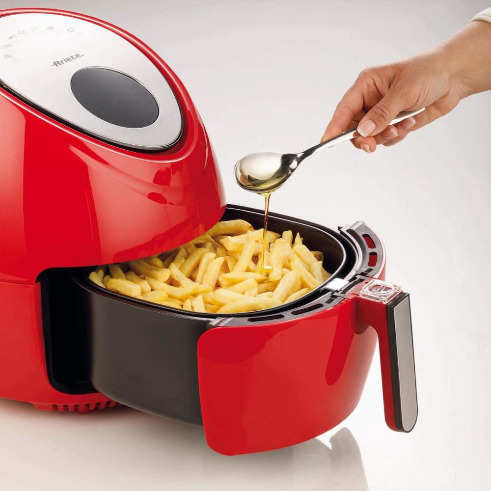 Ariete Airy Fryer XXL 4618/01 Φριτέζα Αέρος με Αποσπώμενο Κάδο 5.5lt Κόκκινη