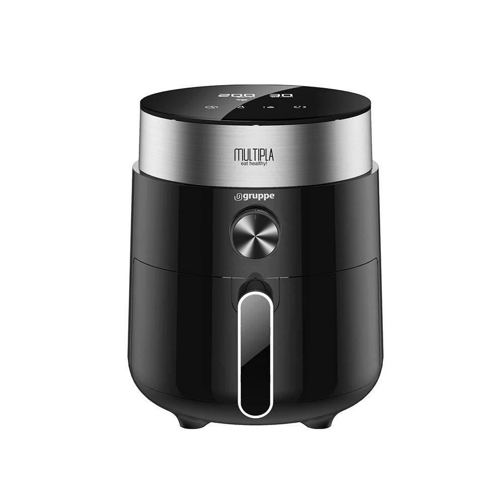 Gruppe Multipla Eat Healthy Φριτέζα Αέρος με Αποσπώμενο Κάδο 2.5lt Μαύρη