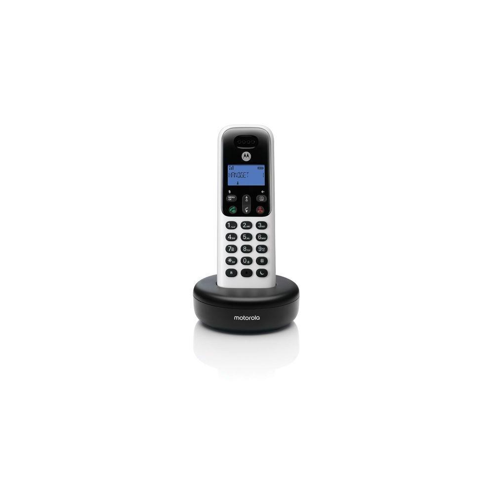 Motorola T501+ Ασύρματο Τηλέφωνο με Aνοιχτή Aκρόαση Λευκό