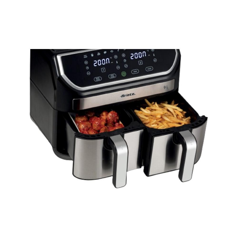 Ariete Φριτέζα Αέρος με Αποσπώμενο Κάδο 9lt Ασημί 00C462500AR0