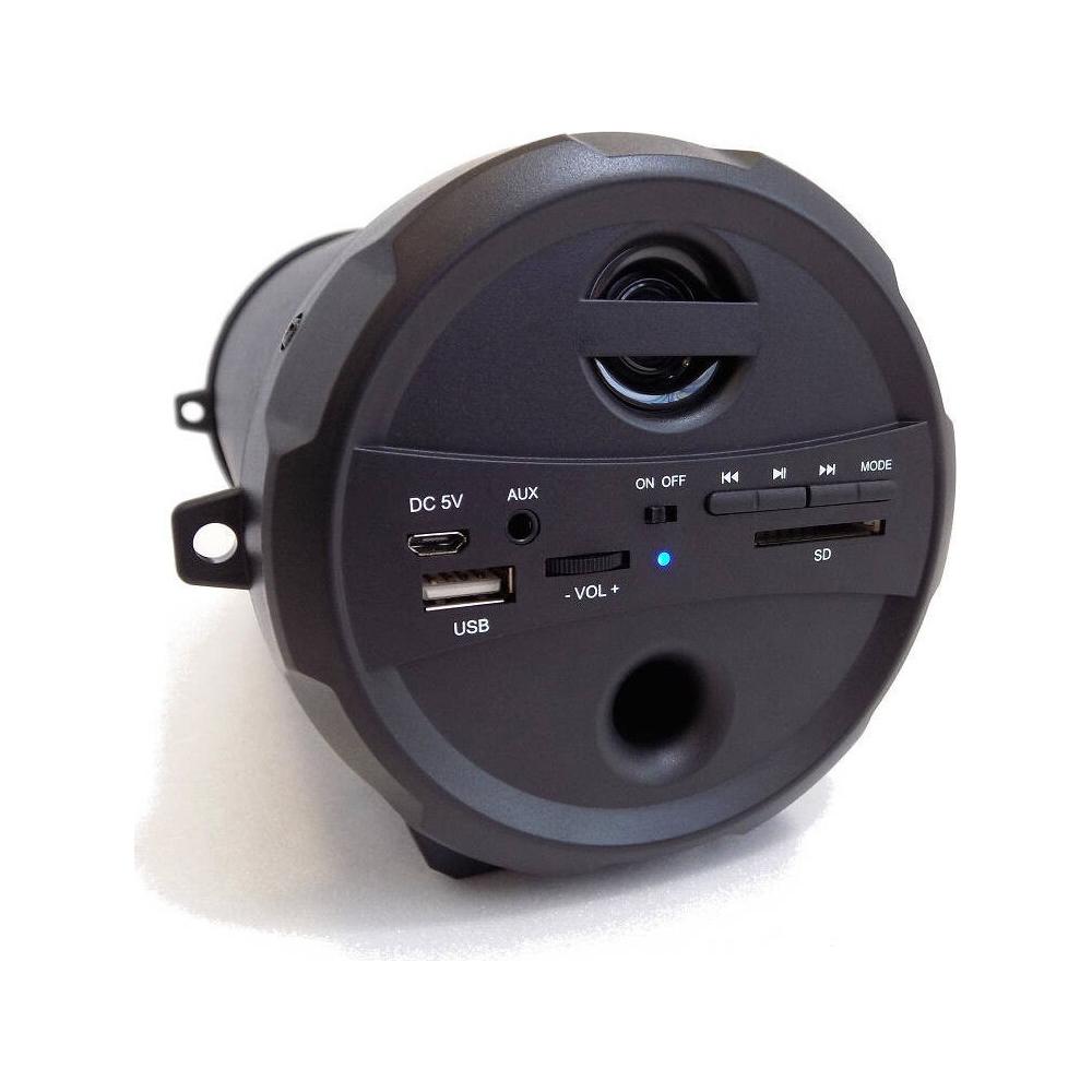 Akai ABTS-12C Ηχείο Bluetooth 10W με Ραδιόφωνο Μαύρο