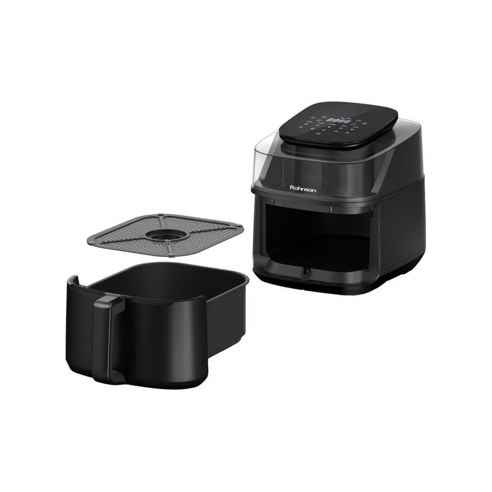 Rohnson R-2838 Φριτέζα Αέρος με Αποσπώμενο Κάδο 5.5lt Μαύρη