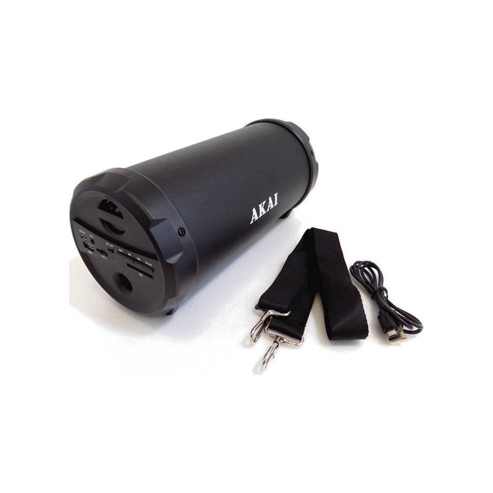 Akai ABTS-12C Ηχείο Bluetooth 10W με Ραδιόφωνο Μαύρο