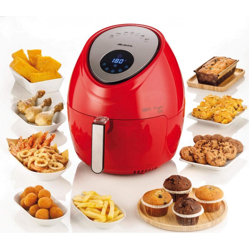 Ariete Airy Fryer XXL 4618/01 Φριτέζα Αέρος με Αποσπώμενο Κάδο 5.5lt Κόκκινη