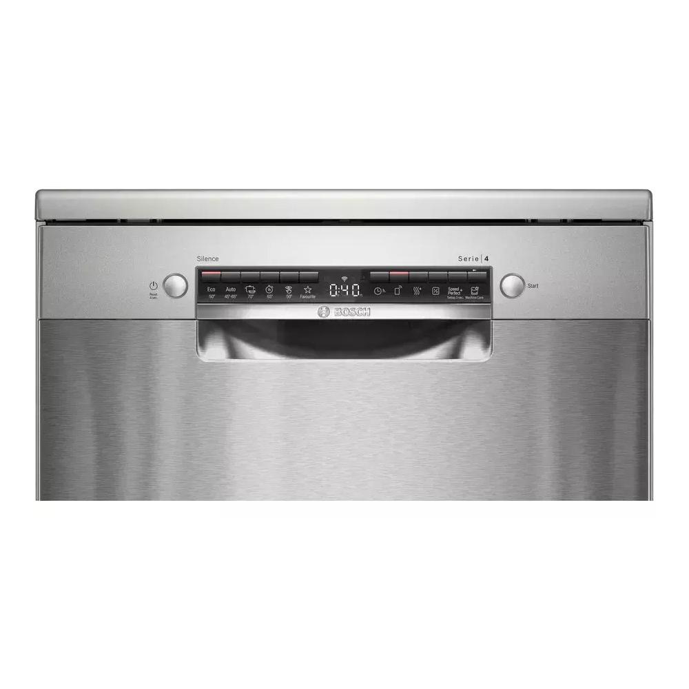 Bosch SMS4HMI02E Ελεύθερο Πλυντήριο Πιάτων με Wi-Fi για 14 Σερβίτσια Π60xY84.5εκ. Inox