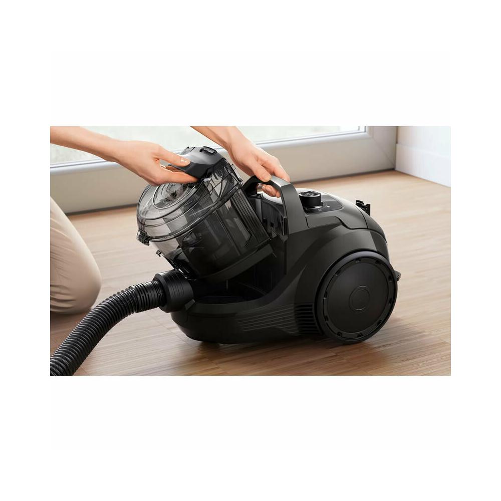 Bosch BGC21X200 Ηλεκτρική Σκούπα 550W με Κάδο 2lt Μαύρη