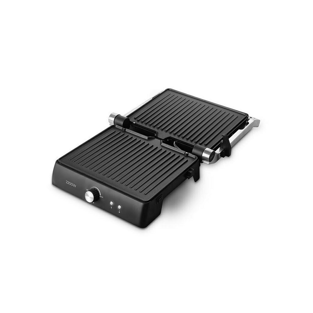 Pyrex SB-297 Τοστιέρα με Αποσπώμενες Πλάκες για 4 Τοστ 2200W Inox