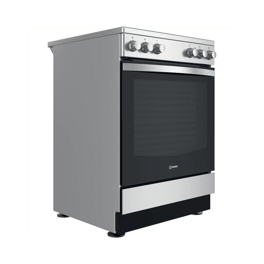 Indesit IS67V5KCX/E Κουζίνα 69lt με Κεραμικές Εστίες Π60εκ. Inox