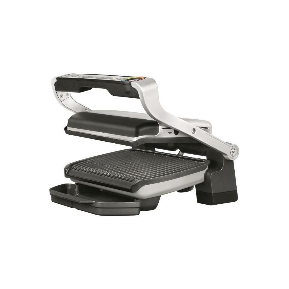 Tefal OptiGrill+ GC712D Τοστιέρα Γκριλιέρα με Αποσπώμενες Πλάκες 2000W Inox