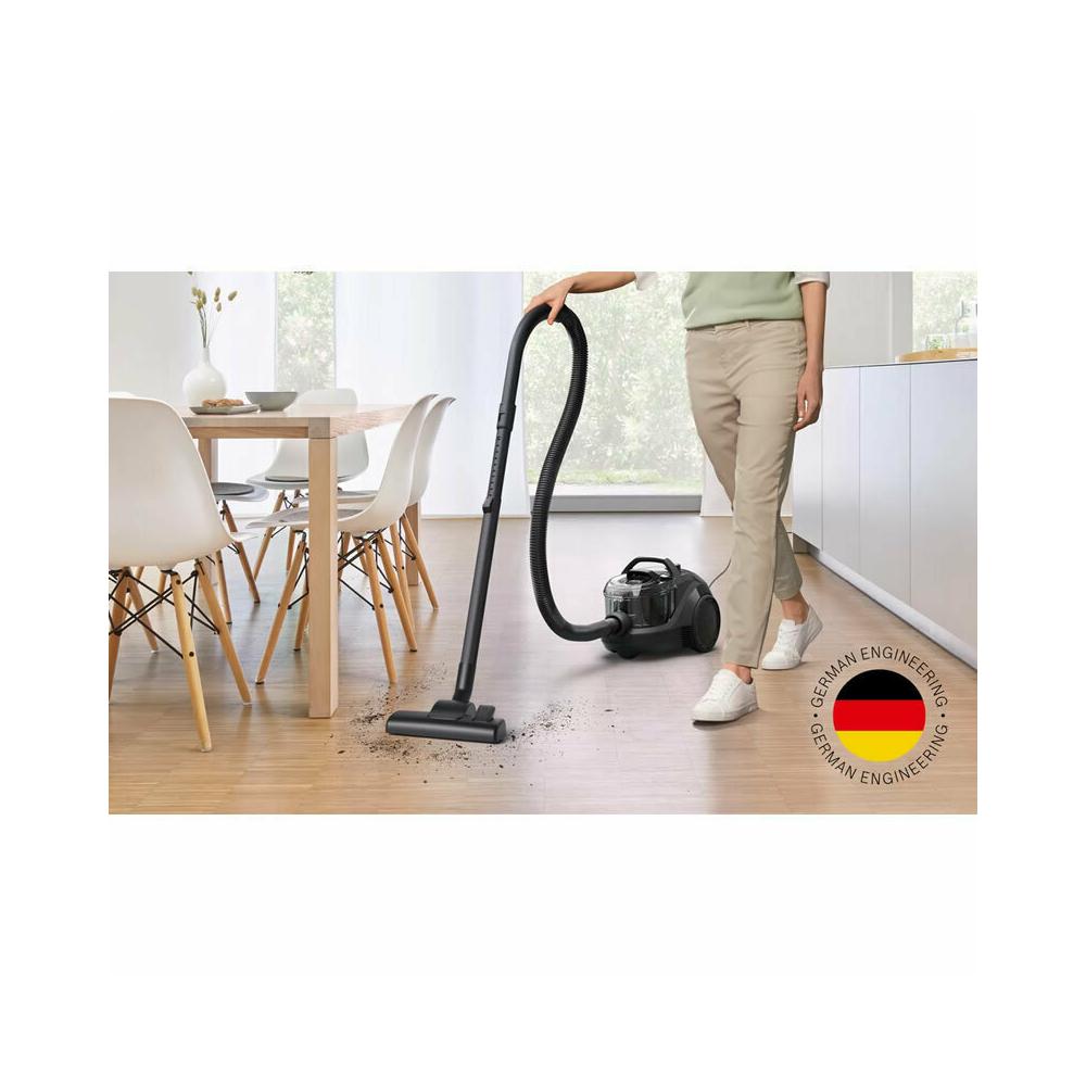 Bosch BGC21X200 Ηλεκτρική Σκούπα 550W με Κάδο 2lt Μαύρη