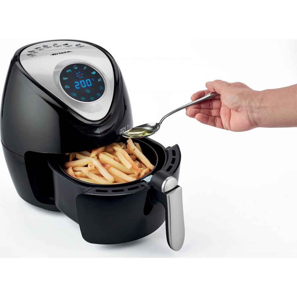 Ariete Airy Fryer Digital 4616 Φριτέζα Αέρος με Αποσπώμενο Κάδο 2.6lt Μαύρη