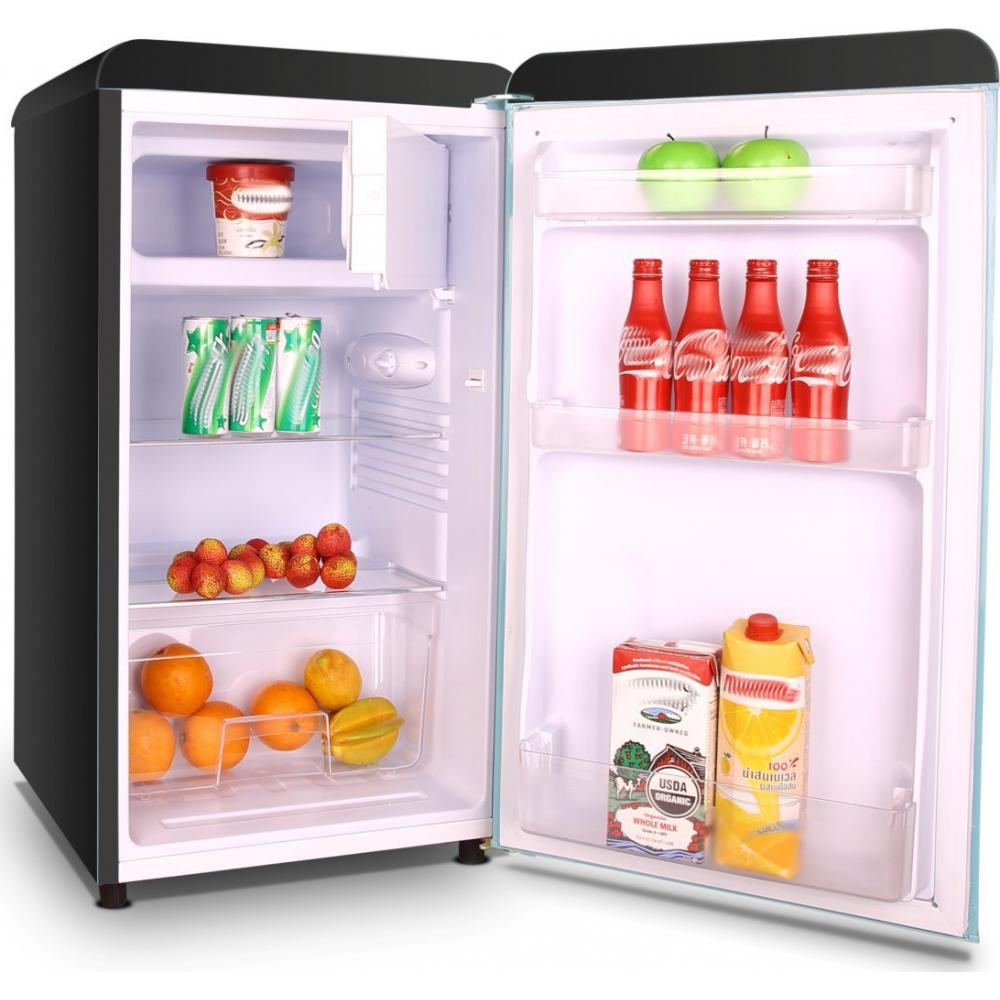 Morris MRS-31083B Retro Μονόπορτο Ψυγείο 83lt Υ89xΠ48xΒ54.5εκ. Μαύρο