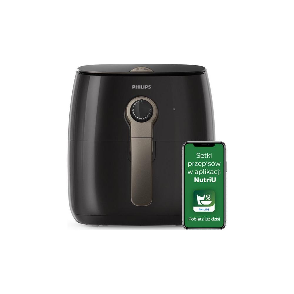 Philips HD9721/10 Φριτέζα Αέρος με Αποσπώμενο Κάδο 0.8kg Μαύρη