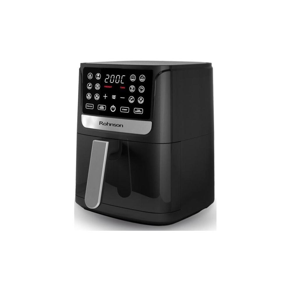 Rohnson R-2828 Φριτέζα Αέρος με Αποσπώμενο Κάδο Μαύρη