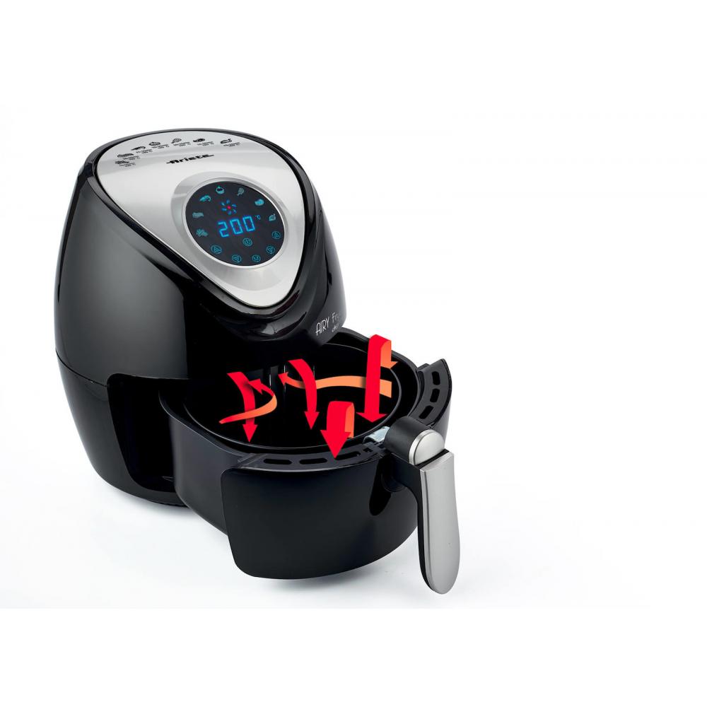 Ariete Airy Fryer Digital 4616 Φριτέζα Αέρος με Αποσπώμενο Κάδο 2.6lt Μαύρη