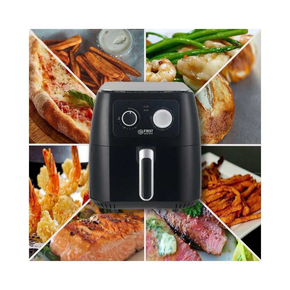 First Austria FA-5053-1 Φριτέζα Αέρος με Αποσπώμενο Κάδο 6.2lt Μαύρη
