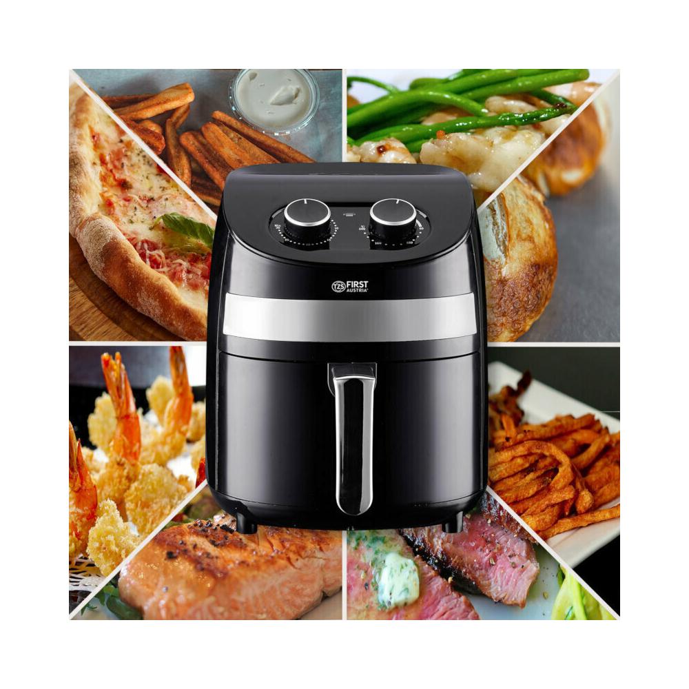 First Austria FA-5053-2 Φριτέζα Αέρος με Αποσπώμενο Κάδο 3.2lt Μαύρη