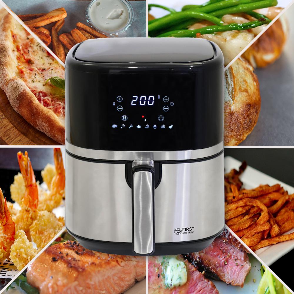 First Austria FA-5053-3 Φριτέζα Αέρος με Αποσπώμενο Κάδο 3.5lt Μαύρη