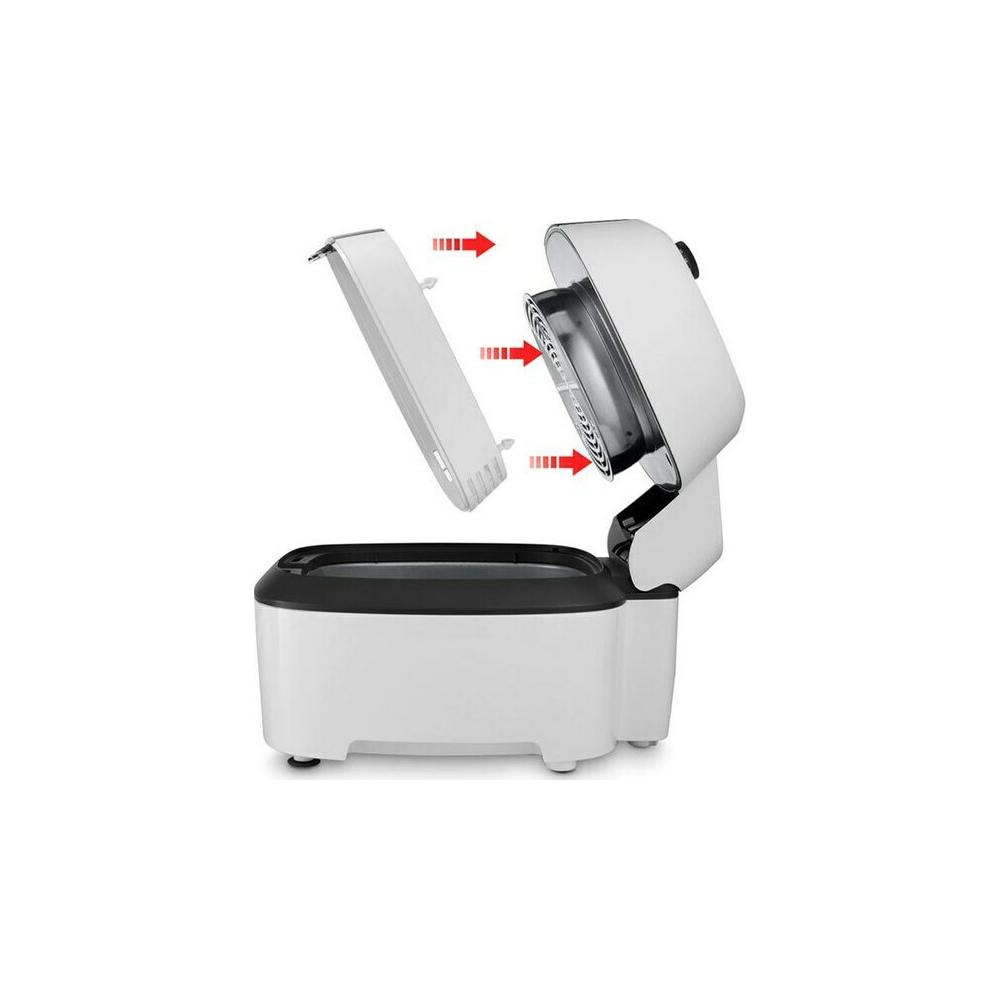 Delonghi FH2133.W Φριτέζα Αέρος με Αποσπώμενο Κάδο 1.25lt Ασημί