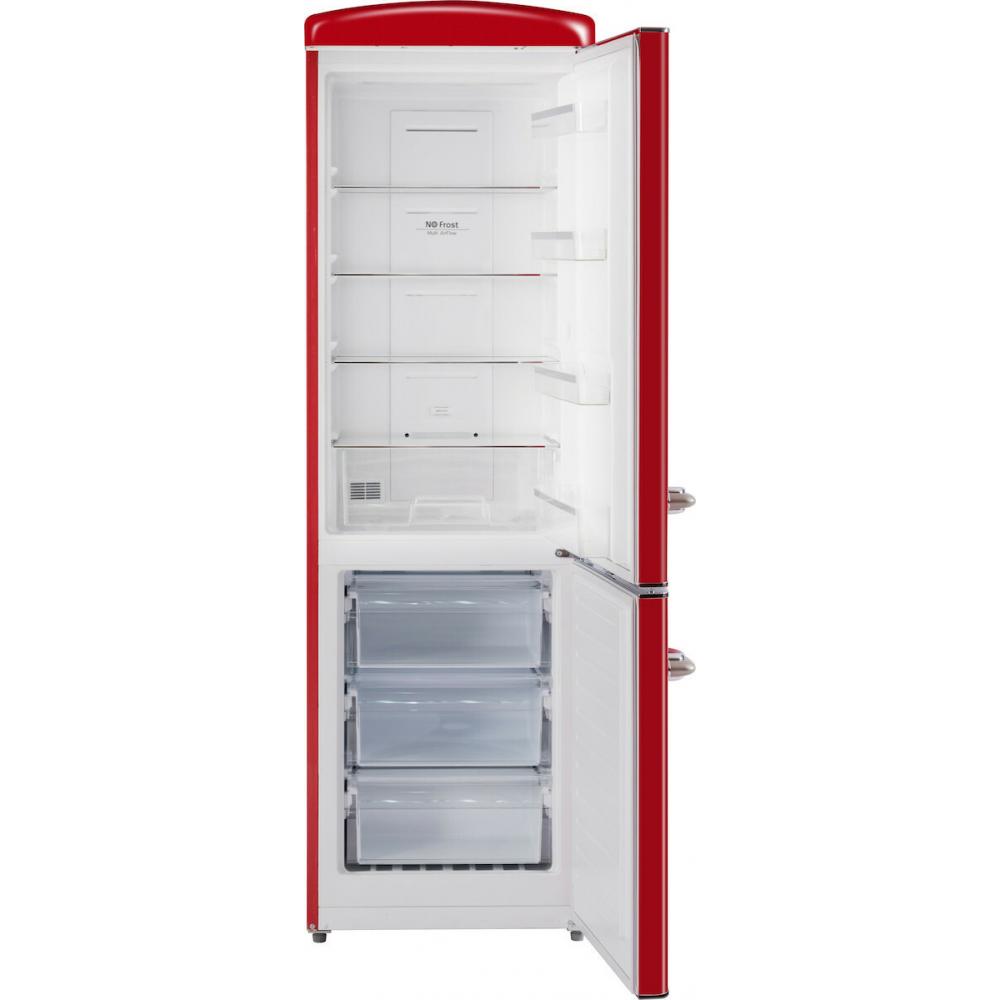 Morris MRS-31300R Retro Ψυγειοκαταψύκτης 315lt Total NoFrost Υ194.3xΠ60xΒ70.7εκ. Κόκκινος