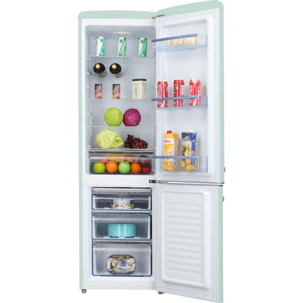 Morris MRS-31252LG Retro Ψυγειοκαταψύκτης 244lt Υ181xΠ55xΒ61.5εκ. Πράσινος