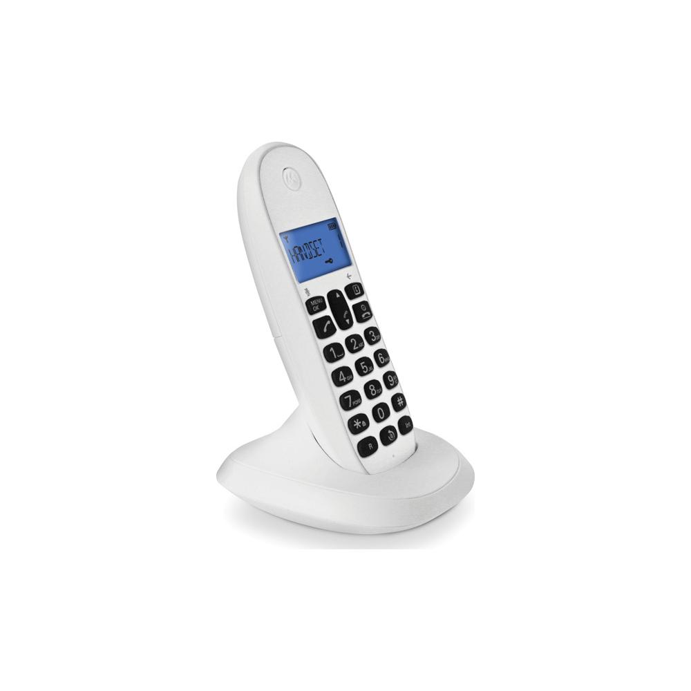 Motorola C1001LB Ασύρματο Τηλέφωνο Λευκό