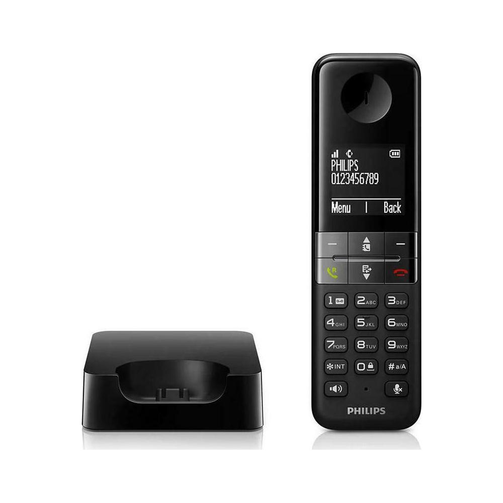 Philips D4701B Ασύρματο Τηλέφωνο με Aνοιχτή Aκρόαση