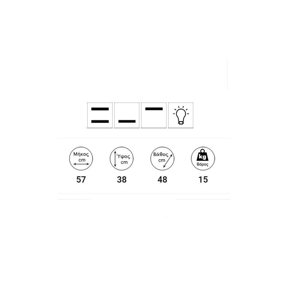 Thermogatz SMO 4231 GR Ηλεκτρικό Φουρνάκι 42lt με 3 Εστίες Grey