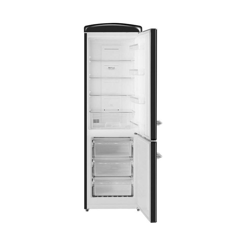 Morris MRS-31303B Retro Ψυγειοκαταψύκτης 315lt Total NoFrost Υ194.3xΠ60xΒ70.7εκ. Μαύρος