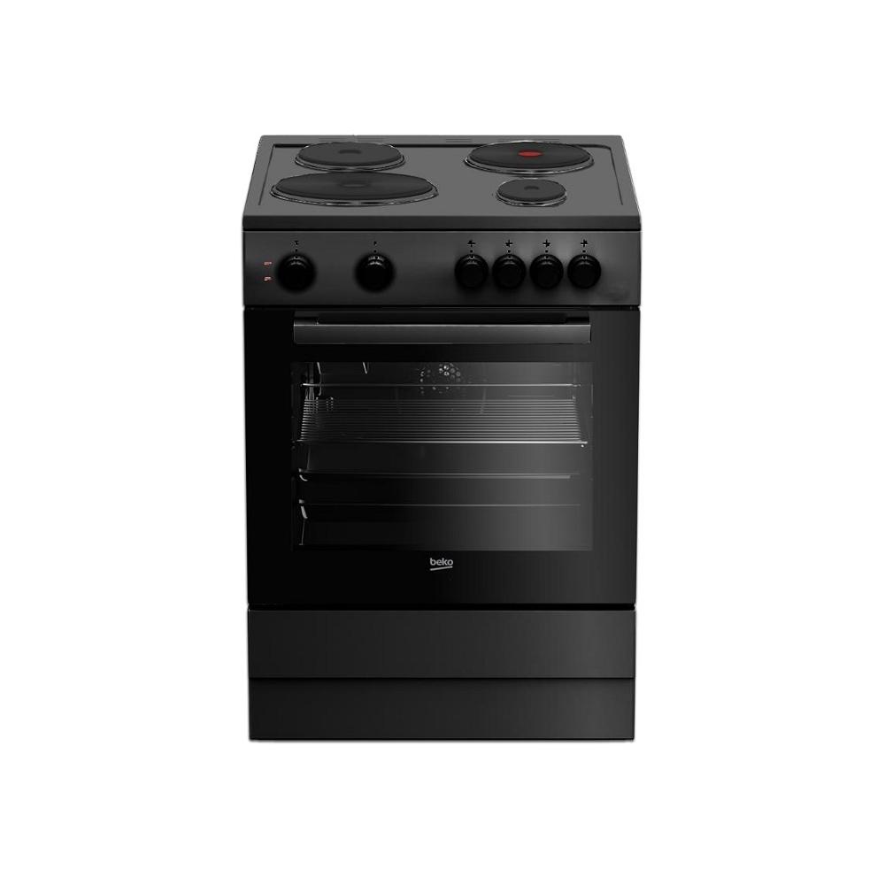 Beko FSM66003GA Κουζίνα 72lt με Εμαγιέ Εστίες Π60εκ. Μαύρη