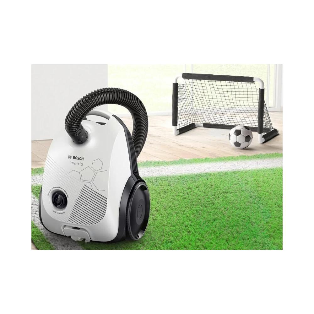 Bosch BGLS2GOAL Ηλεκτρική Σκούπα 600W με Σακούλα 3.5lt Λευκή