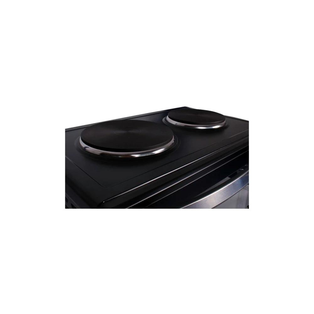 Muhler MN-3809 Ηλεκτρικό Φουρνάκι 38lt με 2 Εστίες Black