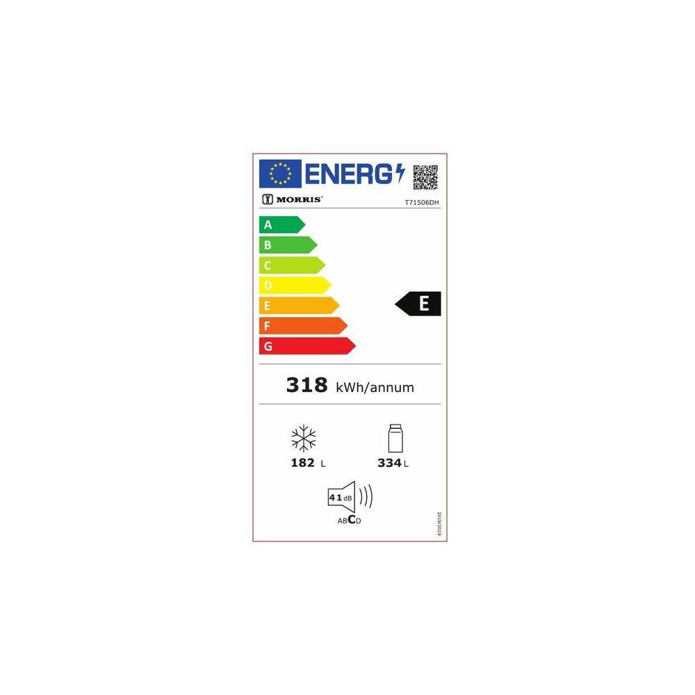 Morris T71506DH Ψυγείο Ντουλάπα 516lt Total NoFrost Υ178.8xΠ89.5xΒ74.5εκ. Inox