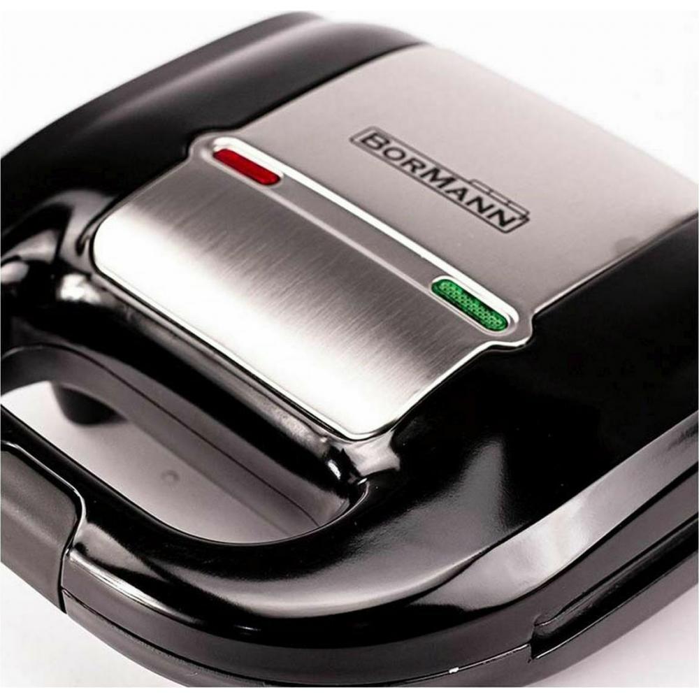 Bormann BHA3000 Τοστιέρα για 2 Τοστ 750W Μαύρη
