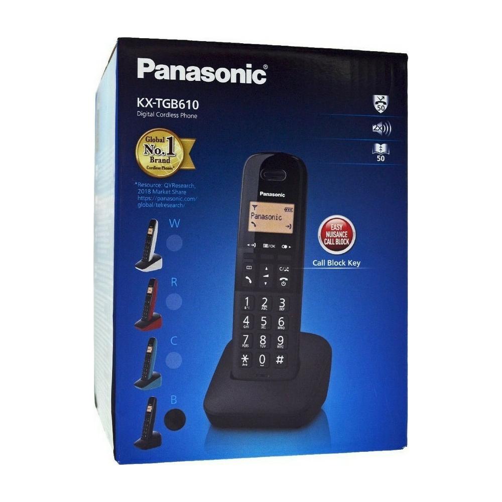 Panasonic KX-TGB610 Ασύρματο Τηλέφωνο Μαύρο
