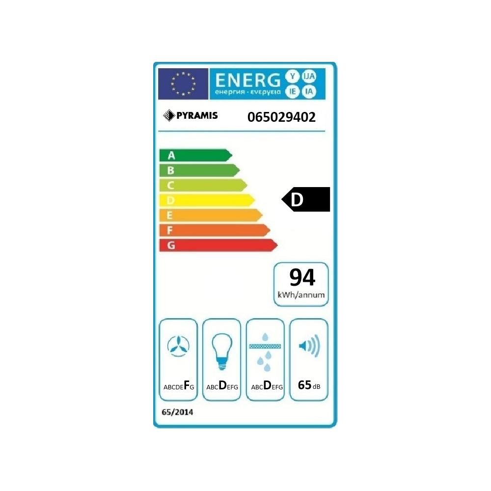 Pyramis Essential Απλός με 2 Μοτέρ Ελεύθερος Απορροφητήρας 60cm Καφέ