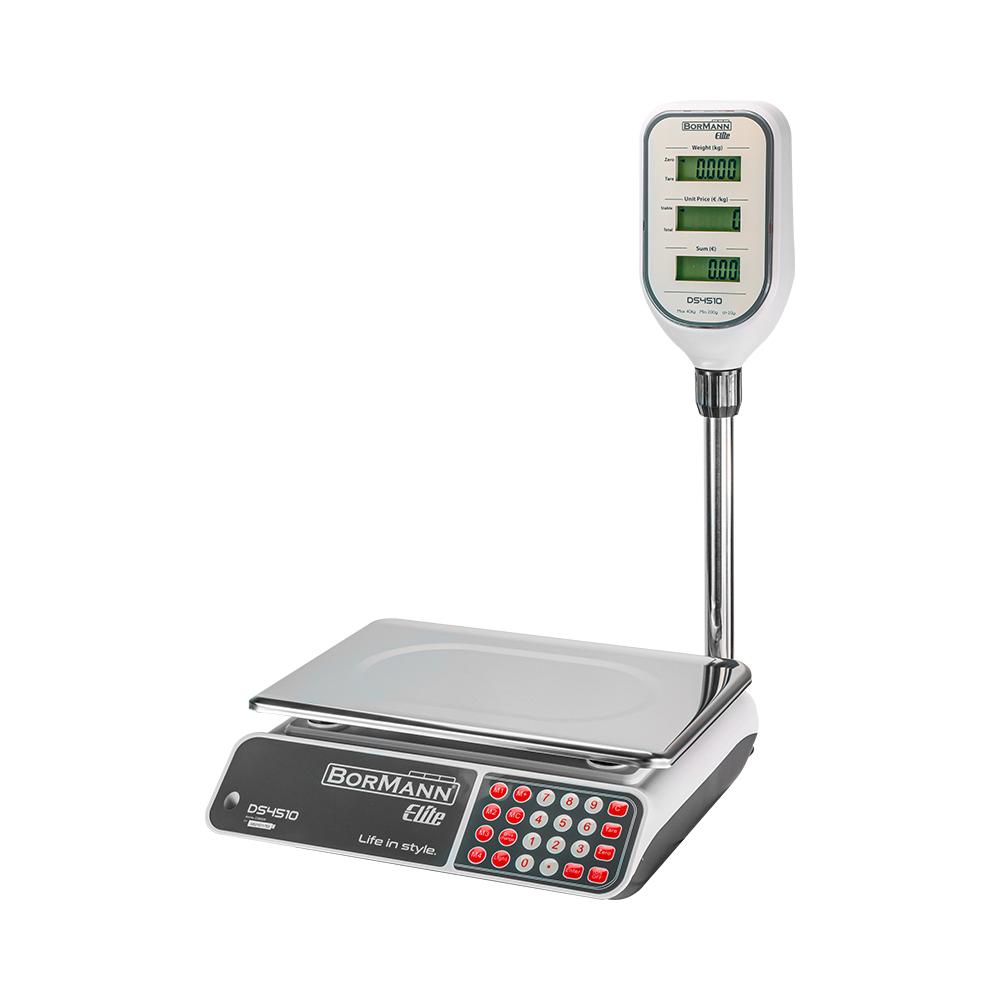 Bormann Ηλεκτρονική Επαγγελματική Ζυγαριά με Ικανότητα Ζύγισης 40kg και Υποδιαίρεση 10gr