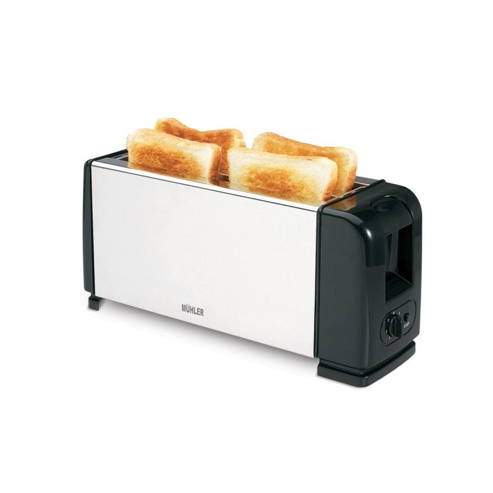 Muhler MT-1244 Φρυγανιέρα 4 Θέσεων 1200W Πορτοκαλί