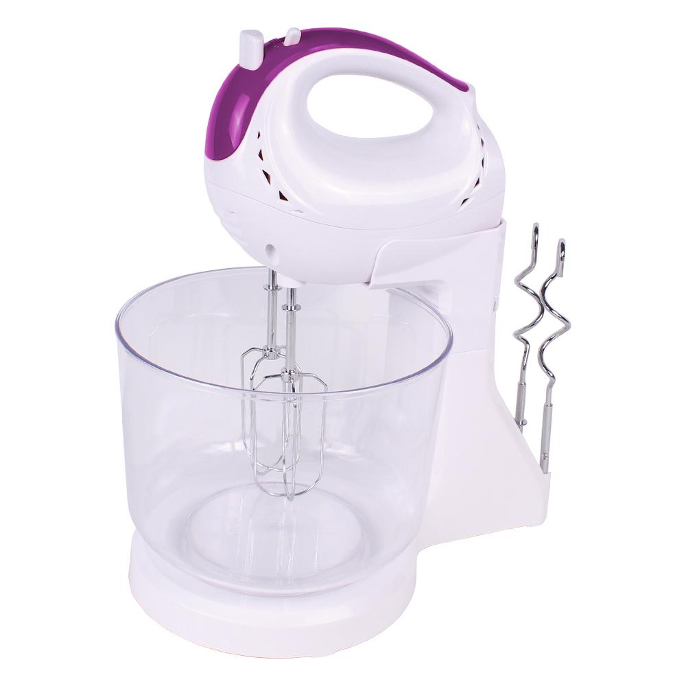 Muhler MX-217B Μίξερ με Πλαστικό Κάδο 2.5lt Μωβ/Λευκό 200W