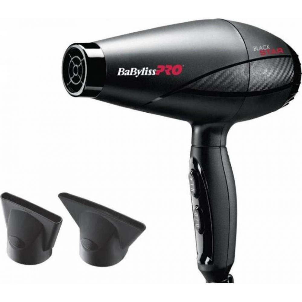 Babyliss PRO Black Star Ionic 2200W Ionic Επαγγελματικό Πιστολάκι Μαλλιών 2200W BAB6250IE