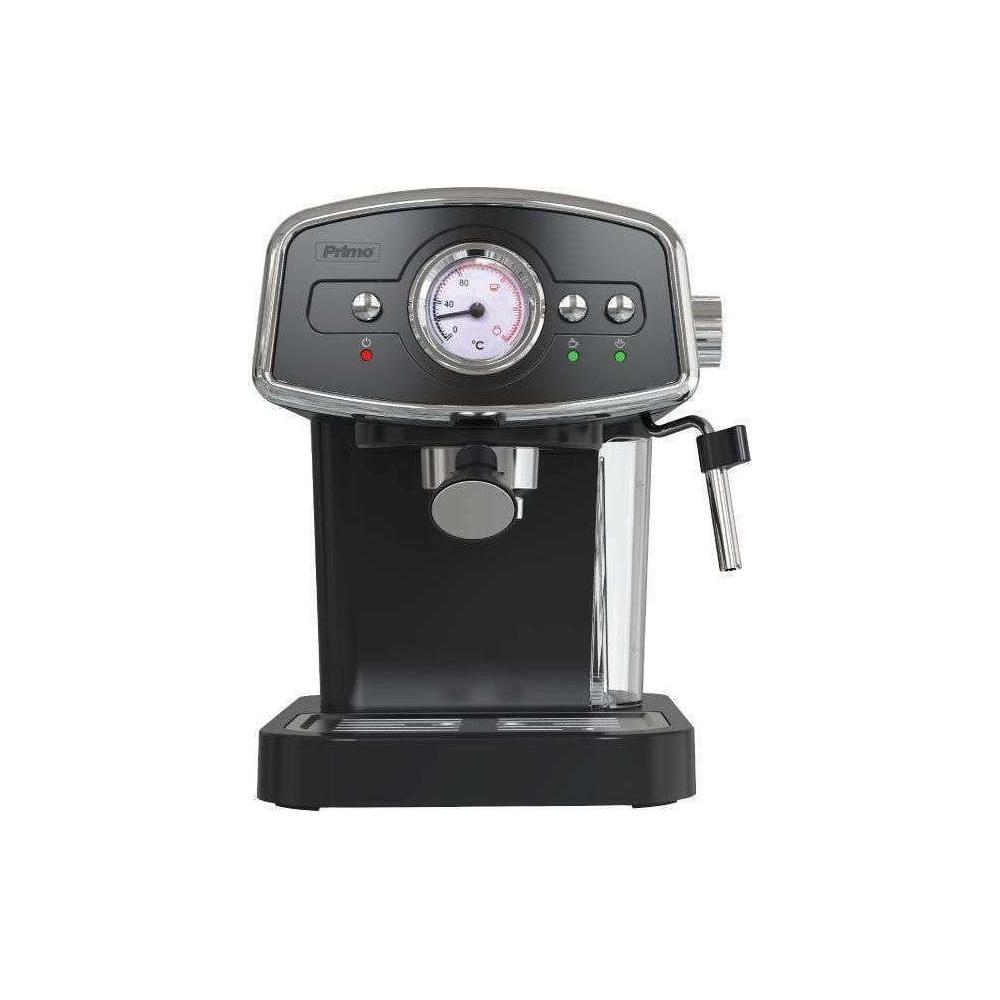 Primo PREM-40311 Eco Μηχανή Espresso 1050W Πίεσης 19bar Μαύρη