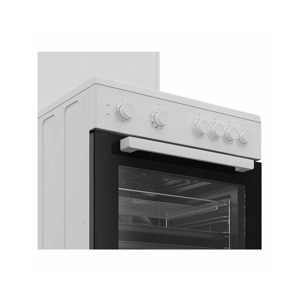 Beko FSM66001GWS Κουζίνα 72lt με Εμαγιέ Εστίες Π60εκ. Λευκή