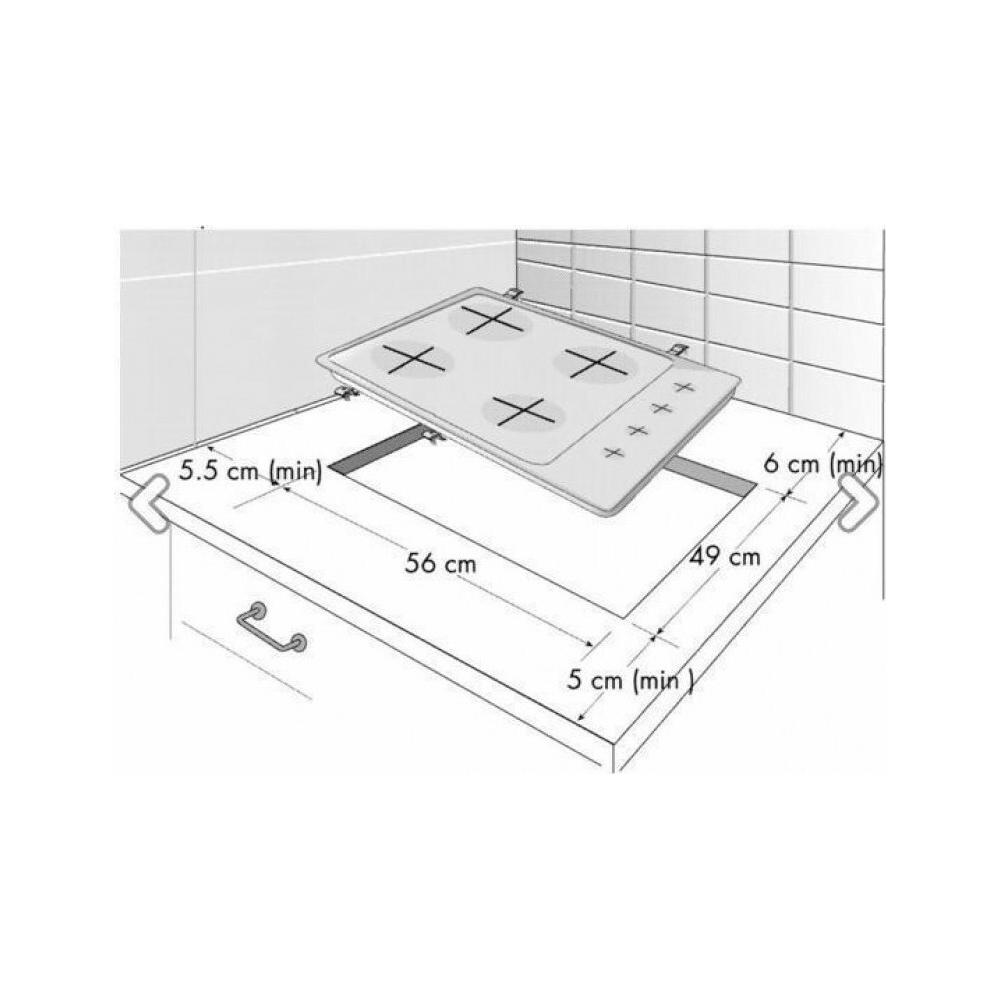 Beko HIZE 64101 X Εμαγιέ Εστία Αυτόνομη 58x51cm Inox