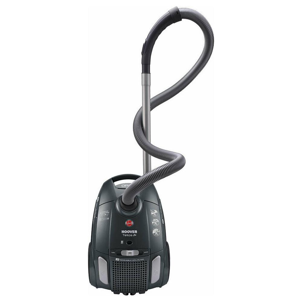 Hoover Telios TE70_TE24011 Ηλεκτρική Σκούπα 700W με Σακούλα 3.5lt Μαύρη